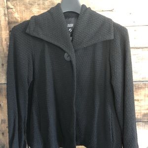 Eileen Fisher portrait collar short coat